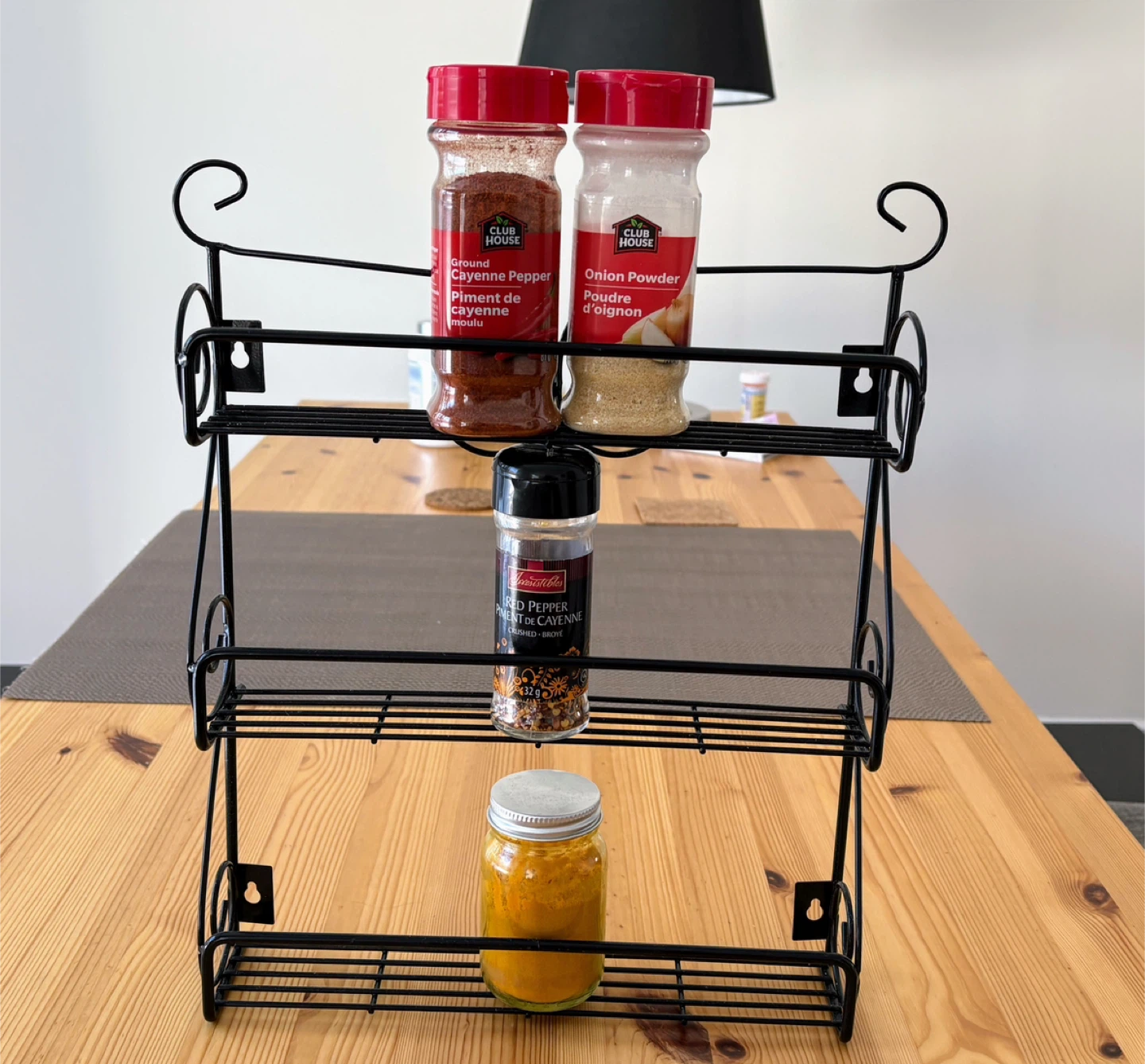 Metal Spice Rack Shelf