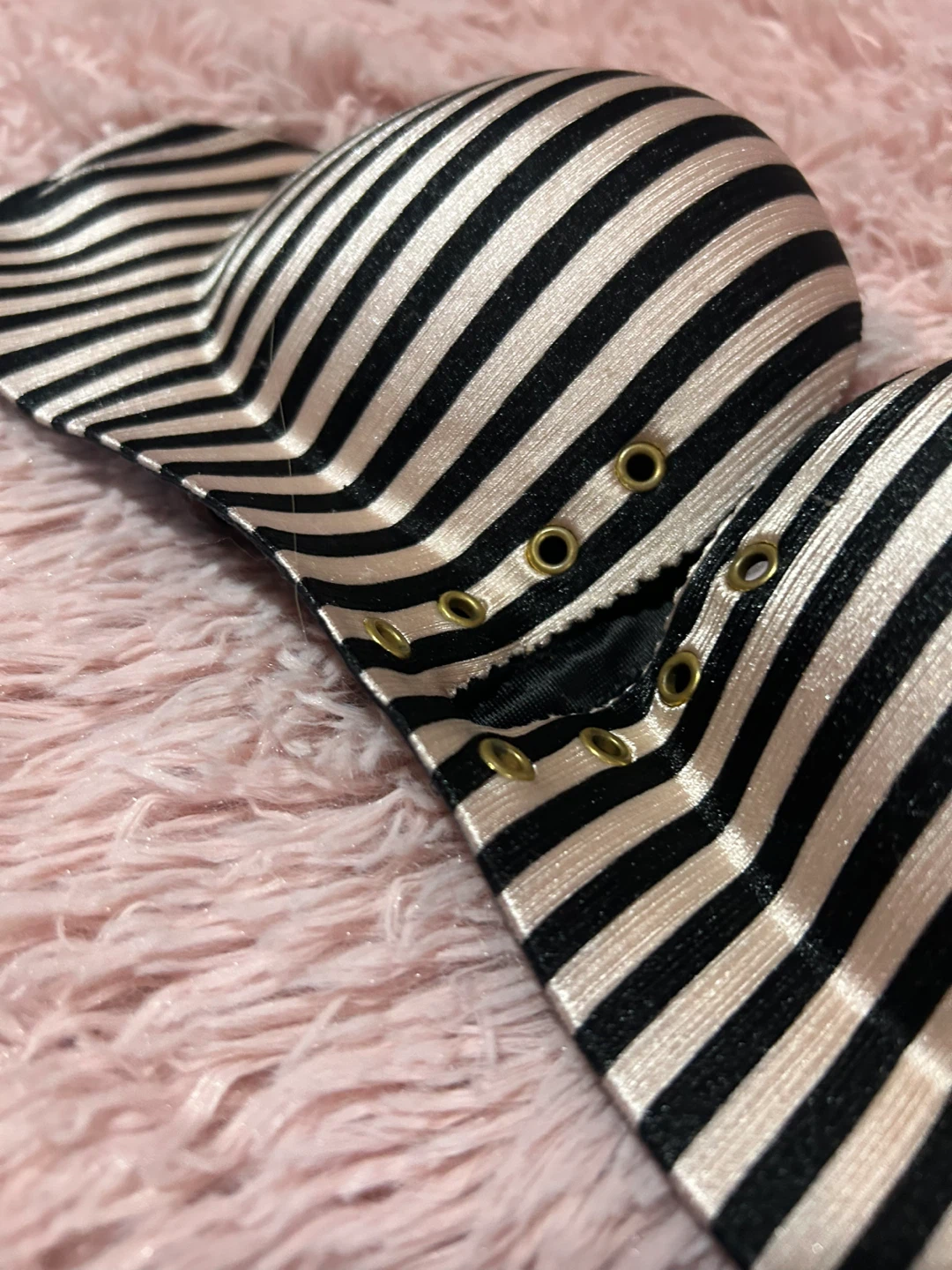Strapless Pinstripe Bra with Front tie up🏆 - photo 3