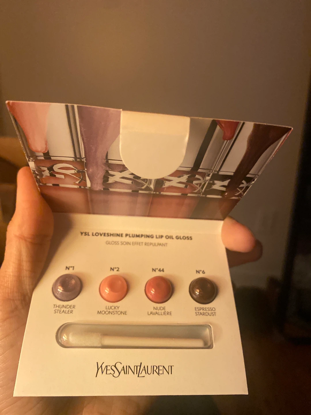 Yves Saint Laurent Loveshine Plumping Lip Oil Gloss Sampler 🏆 - photo 2
