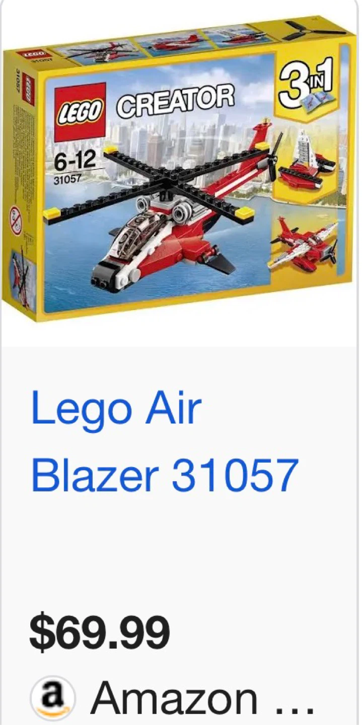 LEGO Creator 31057 Air Blazer 3-in-1 Building Toy - photo 3
