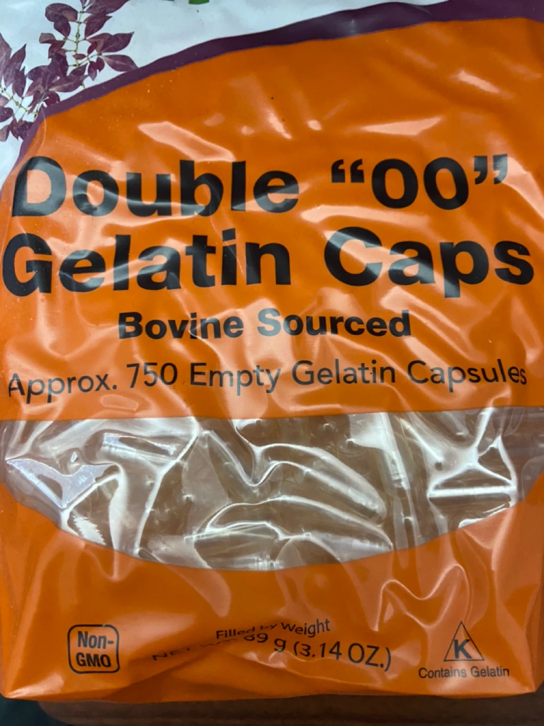 NOW Foods Double "00" Gelatin Caps - Approx. 750 Empty Capsules - photo 2