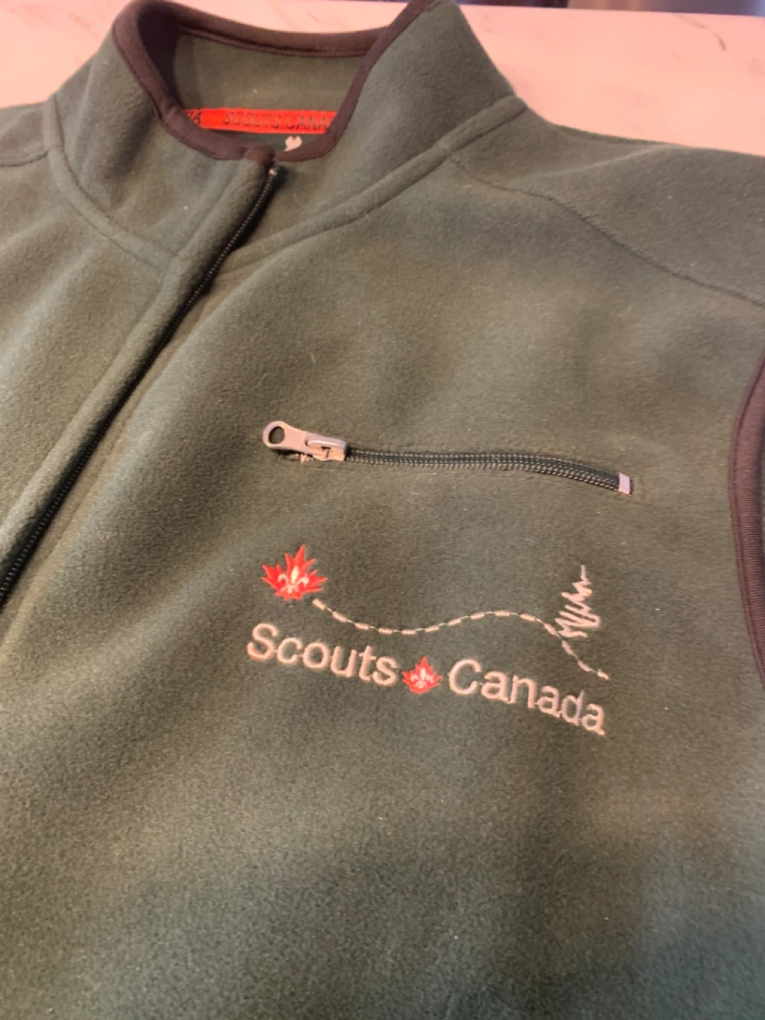 Scouts Canada Men's XL Fleece Vest - photo 3