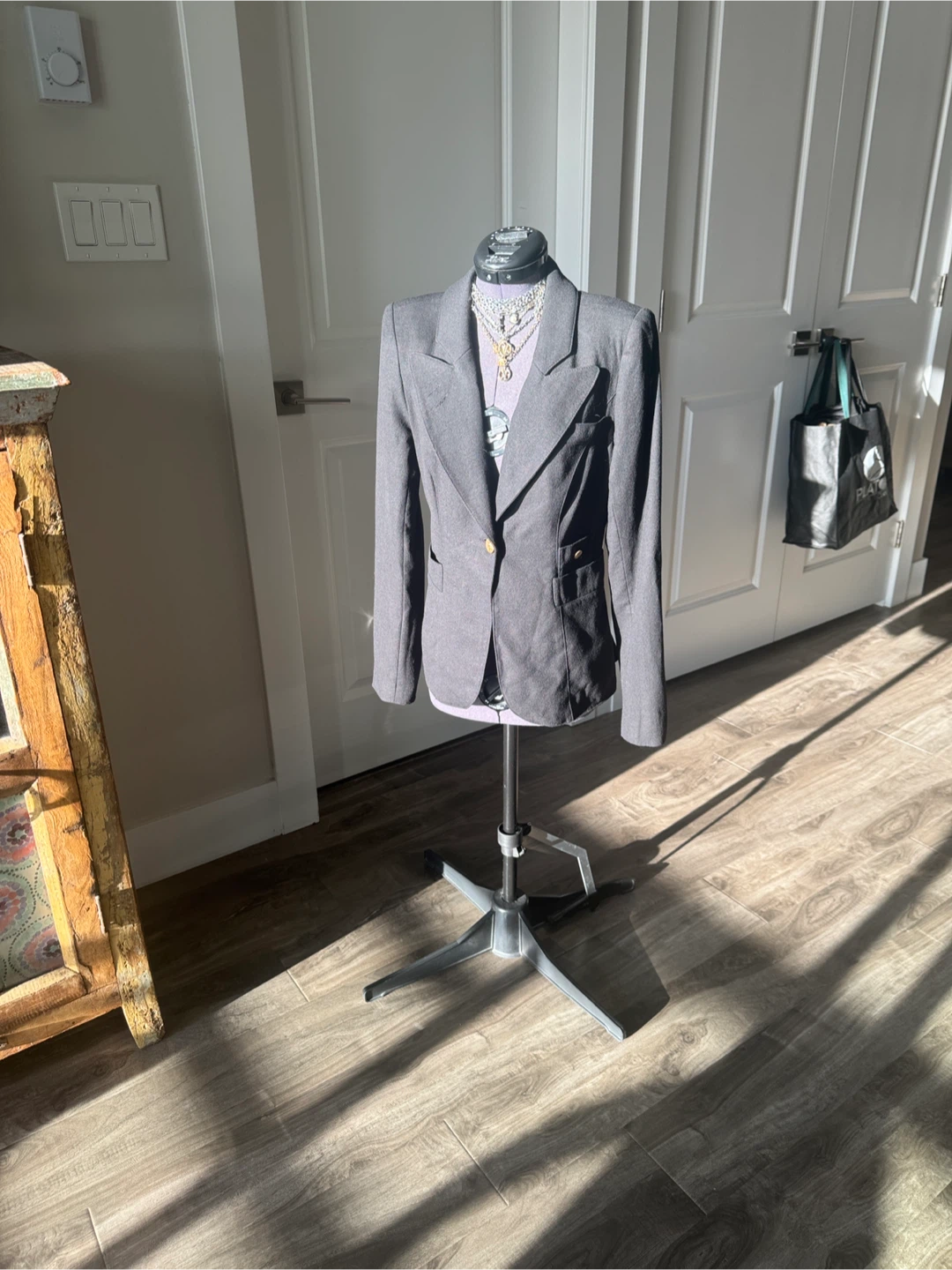Smythe Women's black “dutchess” one button blazer - photo 2