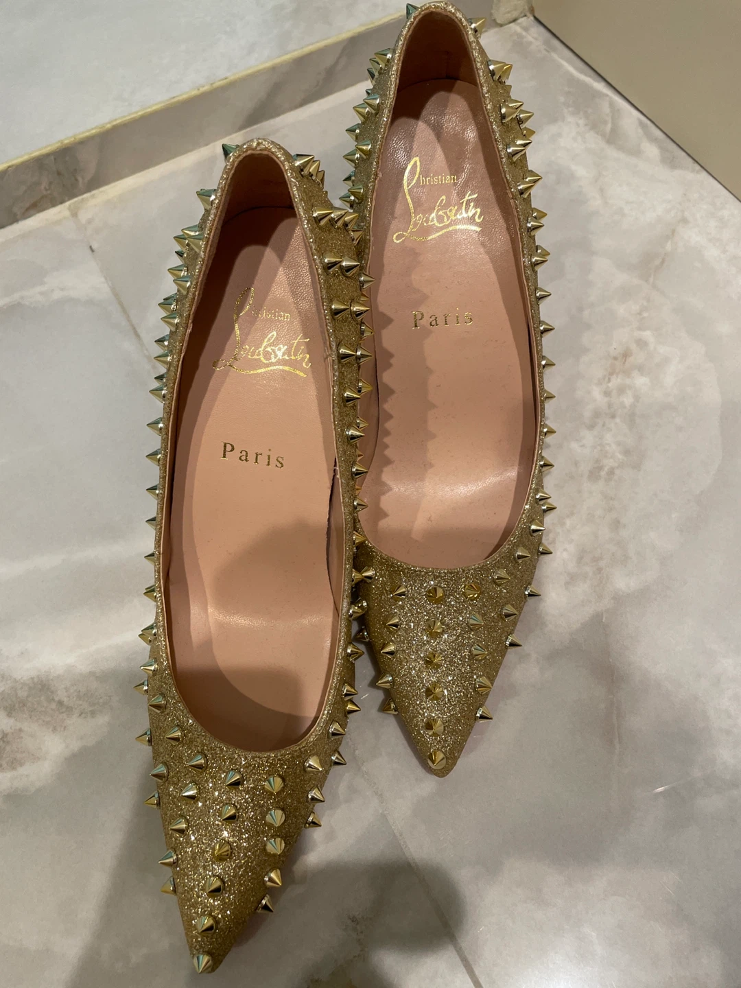 Ellegant night out gold color heels - photo 2