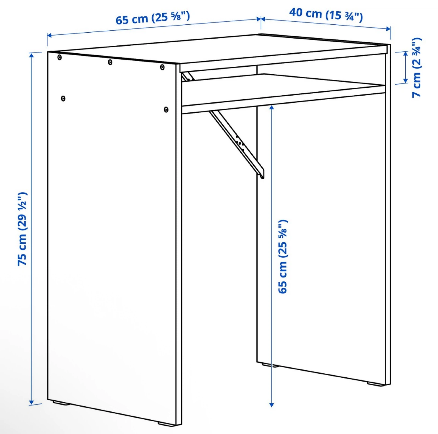IKEA white desk - photo 4