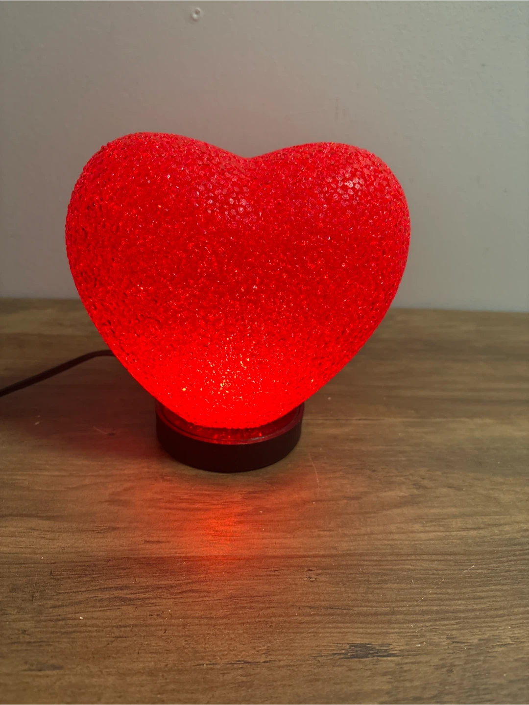 Gorgeous Red Heart Lamp - photo 2