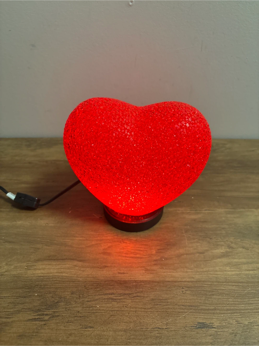 Gorgeous Red Heart Lamp - photo 5