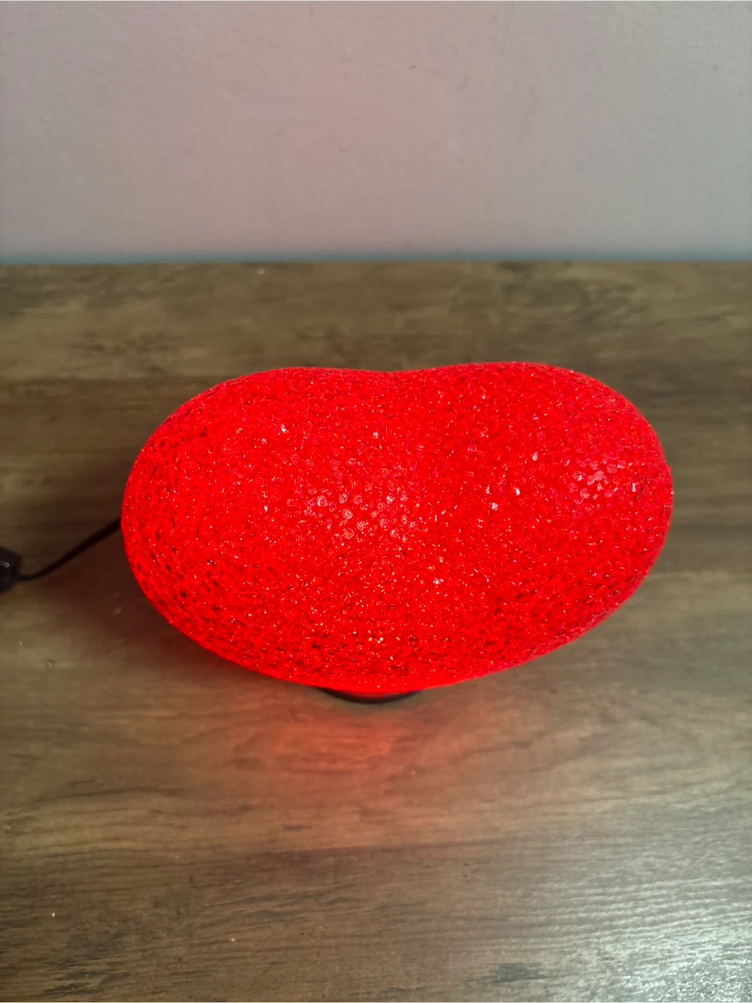 Gorgeous Red Heart Lamp - photo 3
