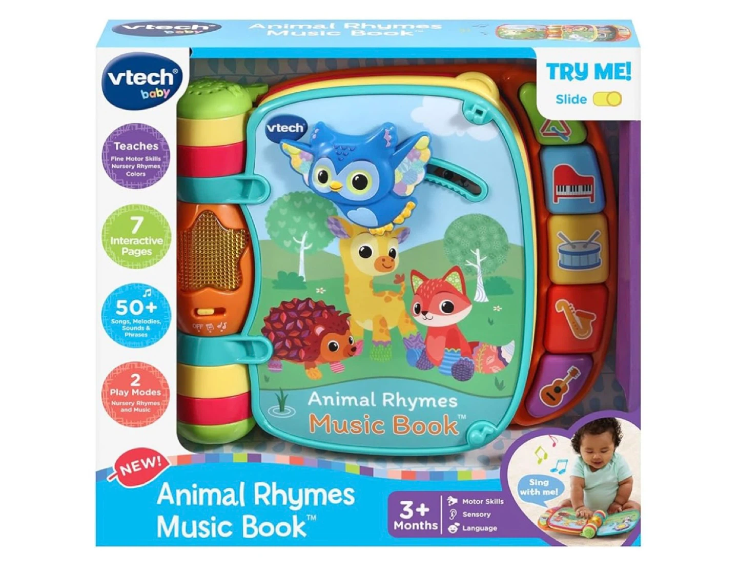 VTech Animal Rhymes Music Book English Version (BNIB)