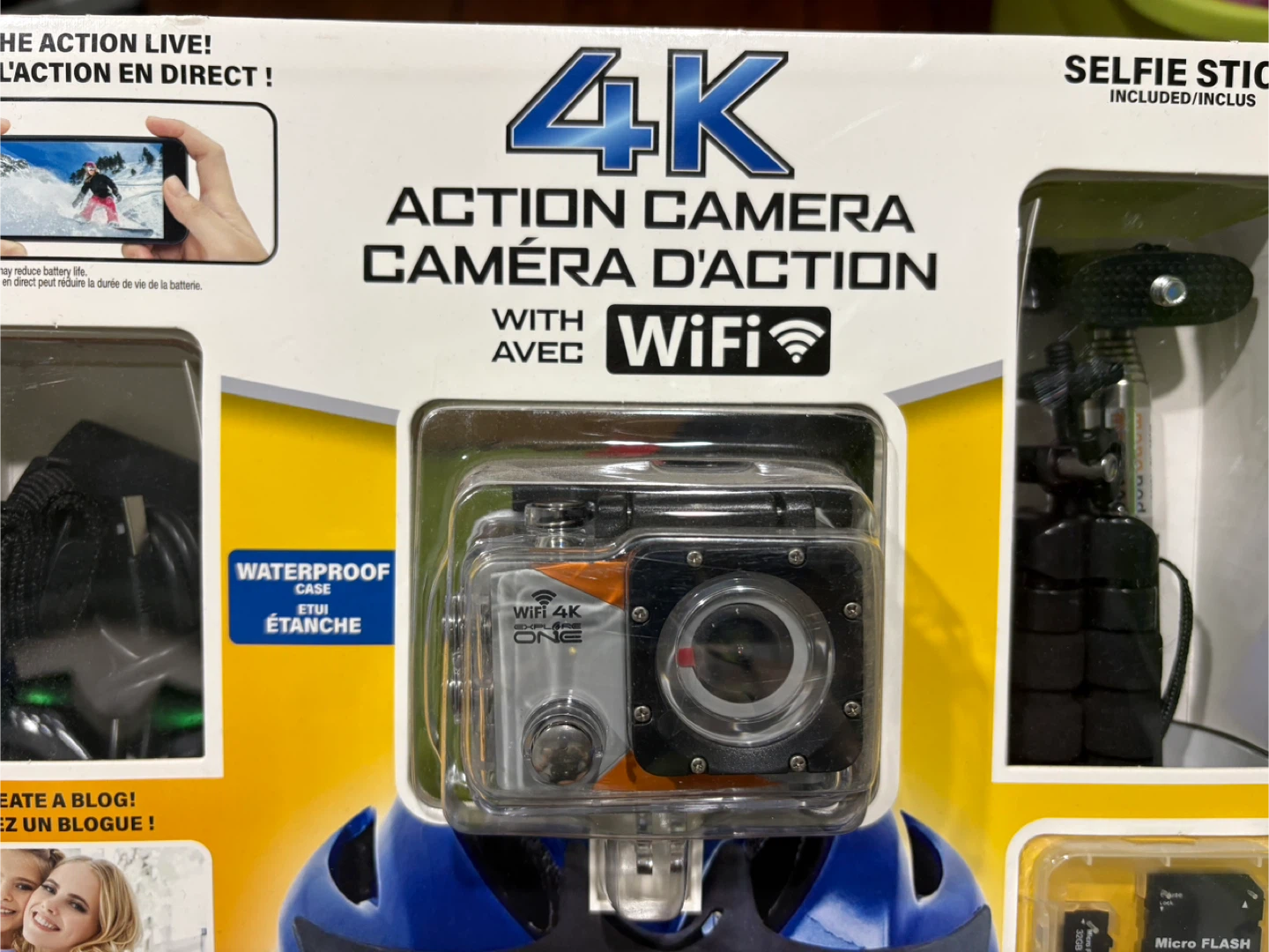 4K Action Camera with WiFi and 32GB Micro SD Card - photo 5