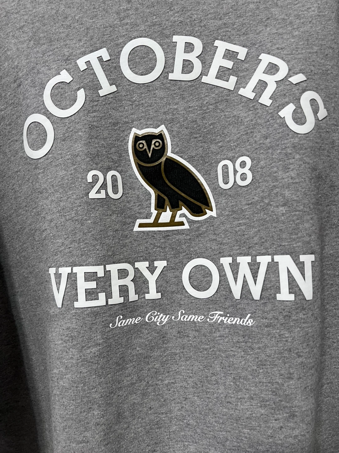 OVO October’s Very Own Collegiate Crewneck – Grey (Unisex) - photo 5