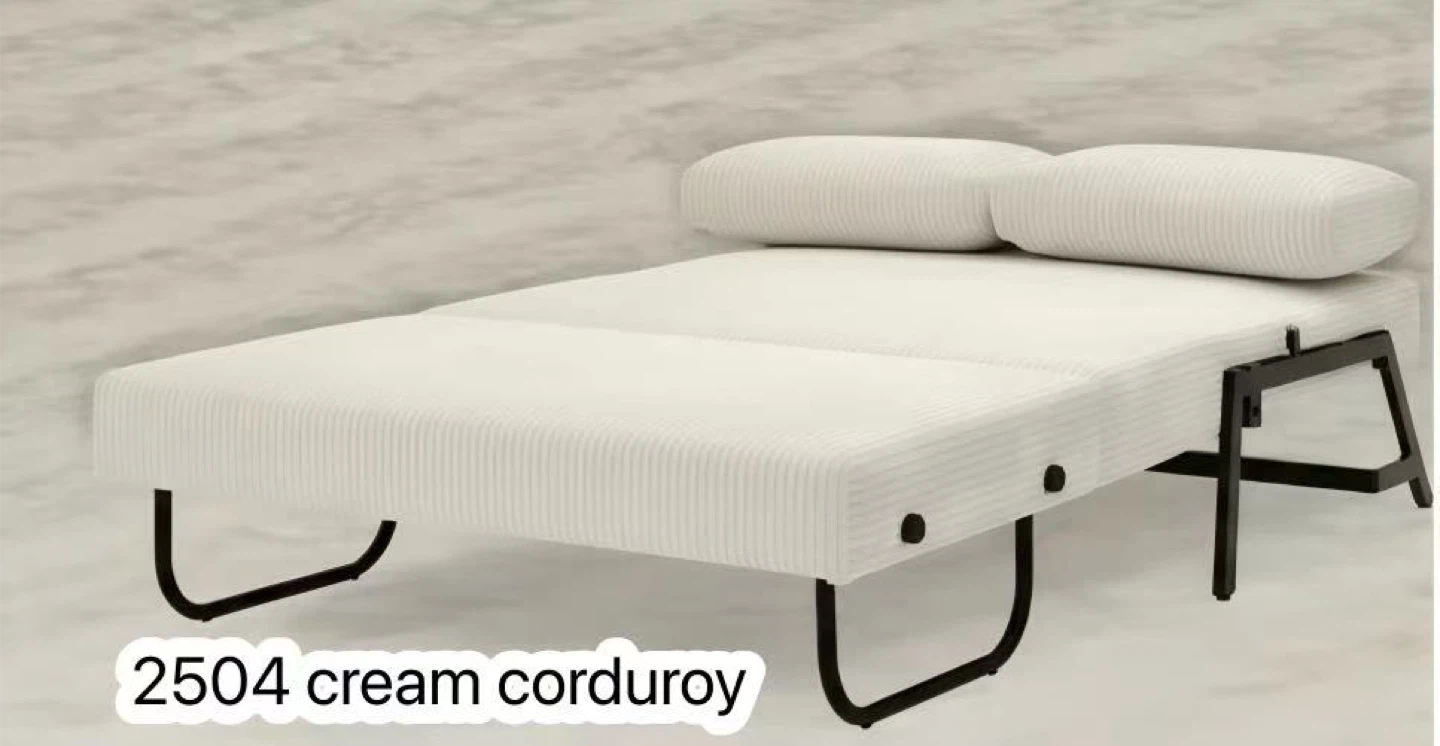 Convertible Sofa Bed - Dark Grey Corduroy - photo 4