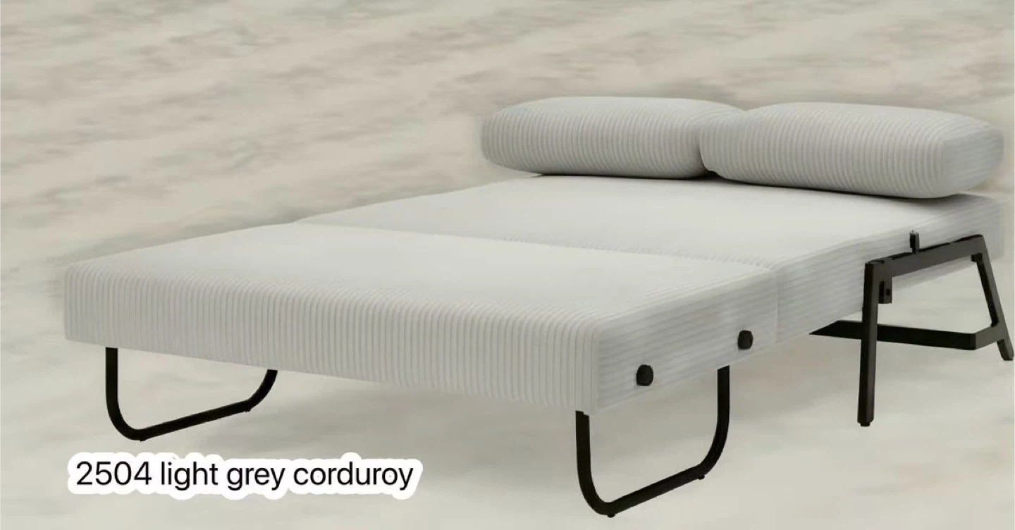 Convertible Sofa Bed - Dark Grey Corduroy - photo 2