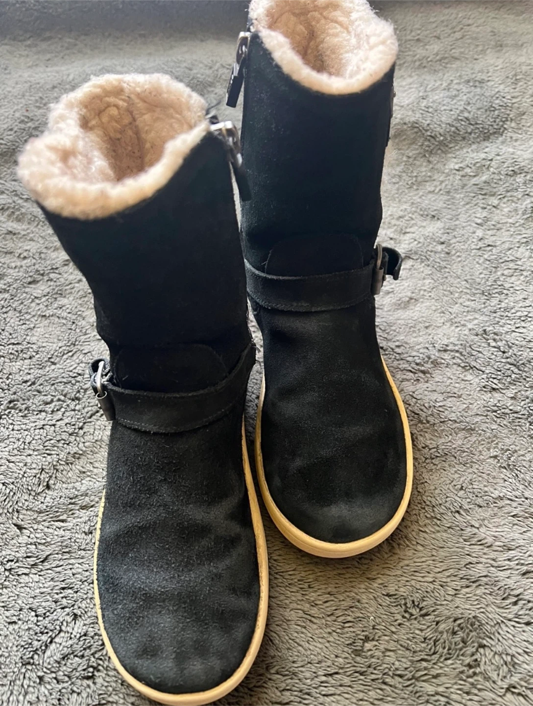 UGG Suede Sheepskin Lined Boots 🏆 - photo 3