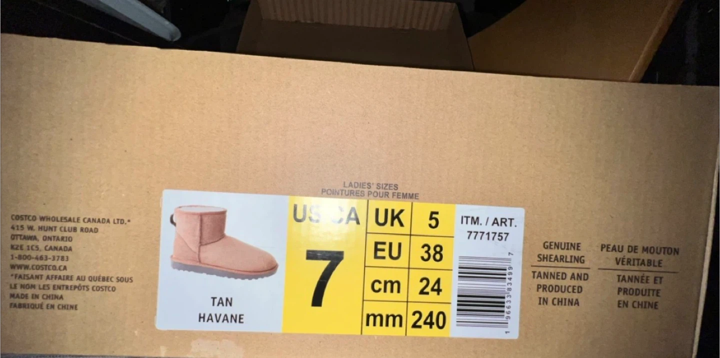 New Women's Tan Shearling Boots - Size 7 🏆 - photo 2