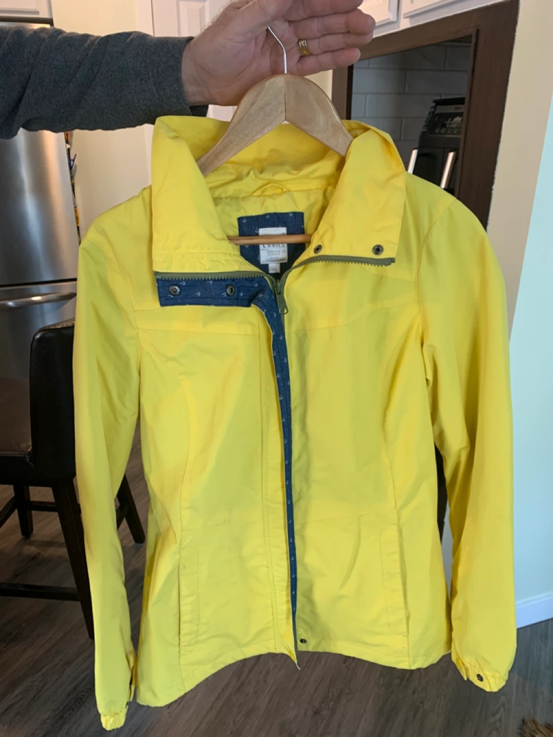 Twik Yellow Hooded Rain Jacket