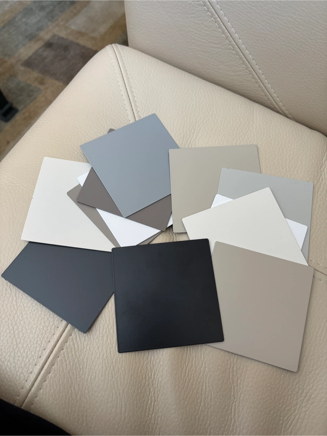 Set of metal Swatches