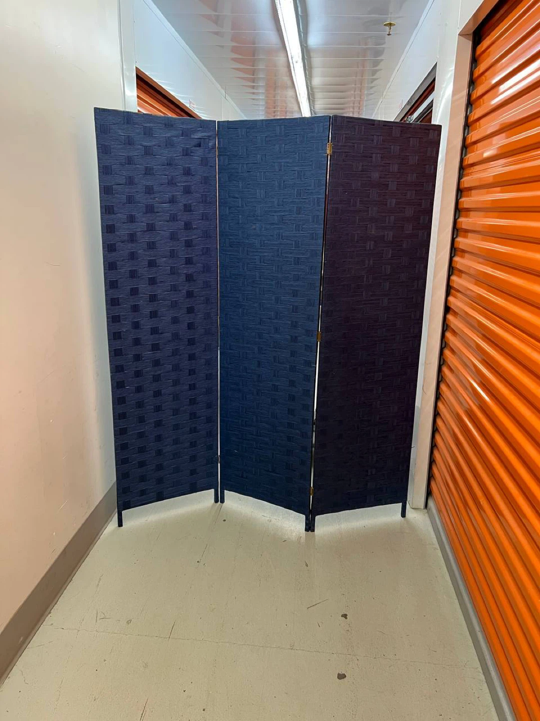 3-Panel Woven Room Divider Screen