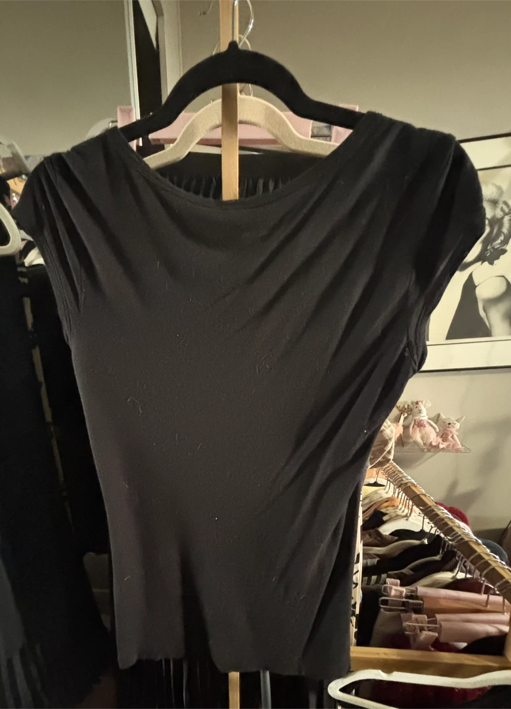 Miss Sixty Black Rhinestone Logo T-Shirt Size S - photo 2