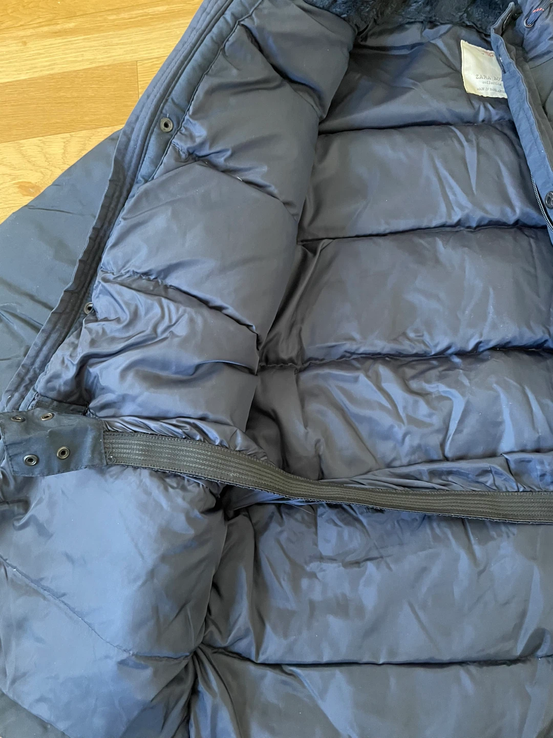 Down 70% Feather 30% Zara Boys Puffer Jacket Size 13/14 🏆 - photo 3