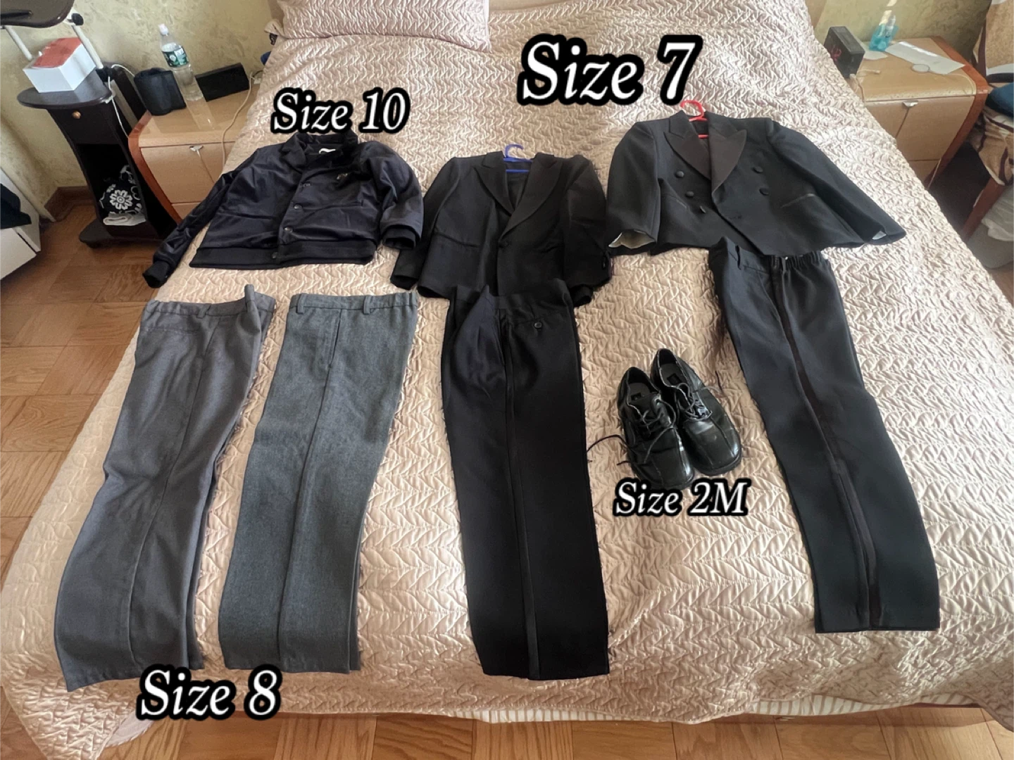 Boys Formal Wear Suit & Pants Set - Sizes 7, 8, 10