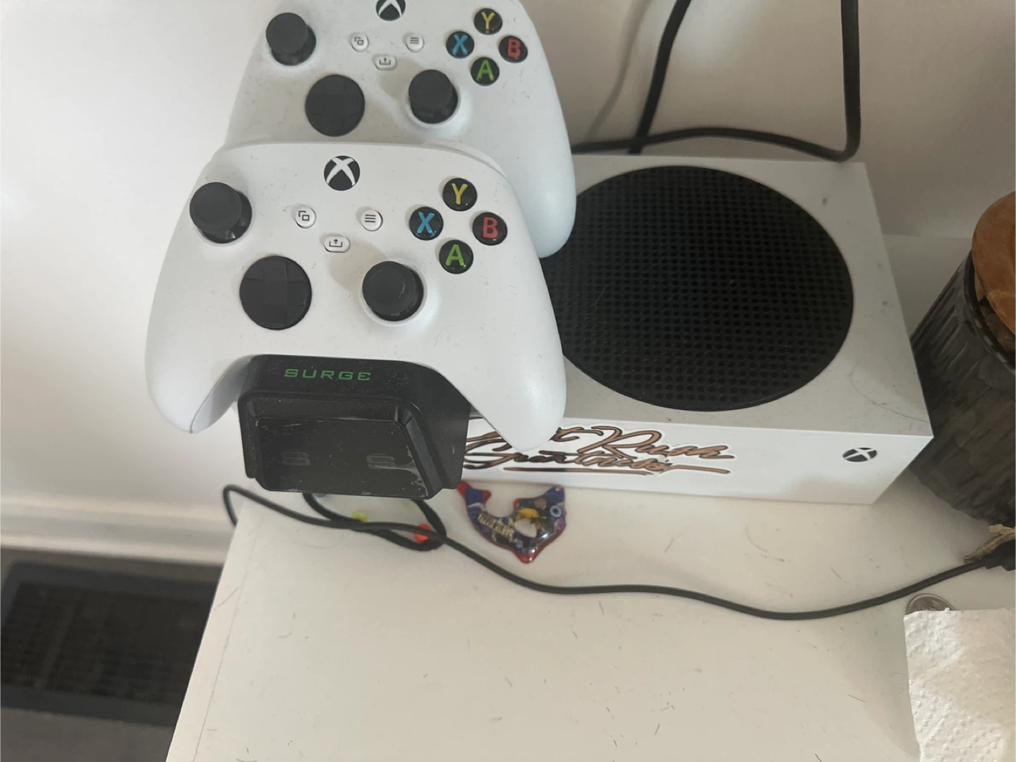 Xbox Series S Console with Two Controllers And Wireless Charger