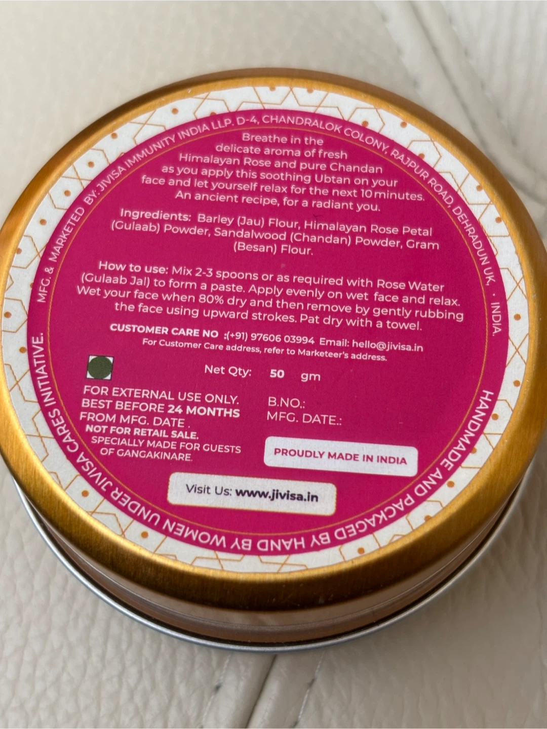 JiVisa Himalayan Facial Ubtan 50g - photo 2