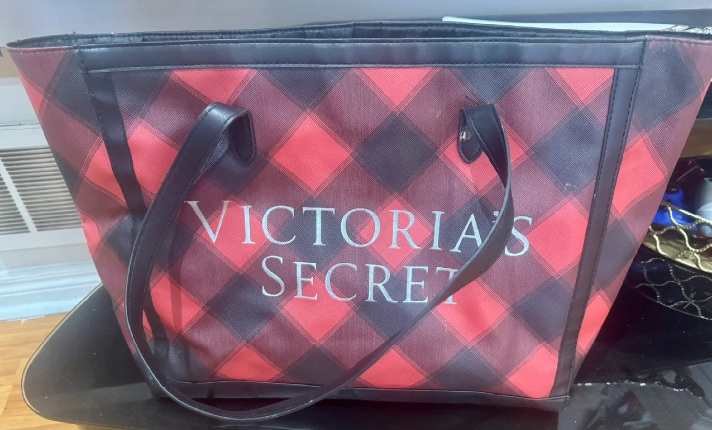 Victoria's Secret Plaid Tote Bag