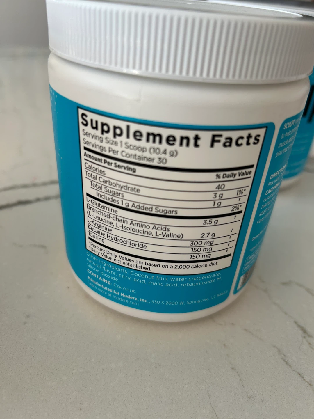 Modere Sculpt Blue Raspberry Dietary Supplement - photo 2