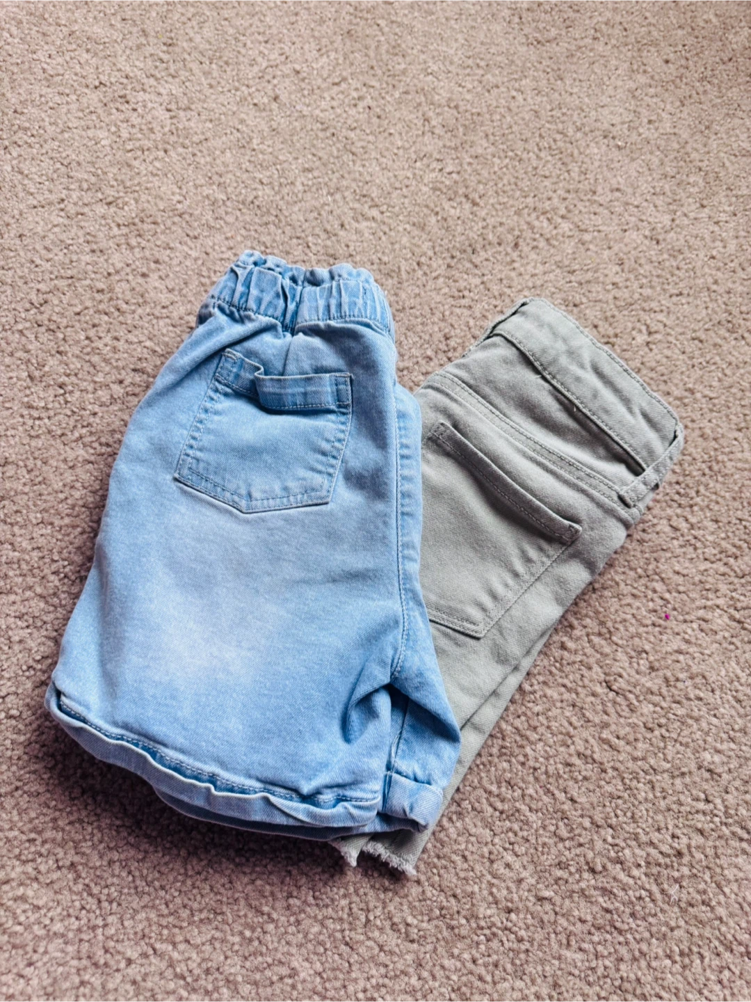 Kids Denim and Khaki Shorts Bundle size 6 girls