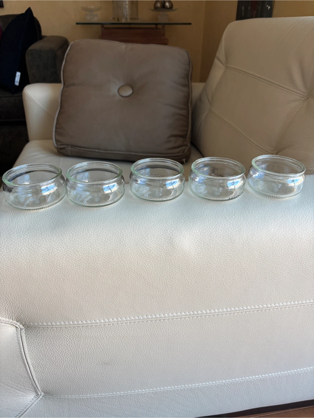 Set of 5 Glass Jars 100 ml / 5 for $2