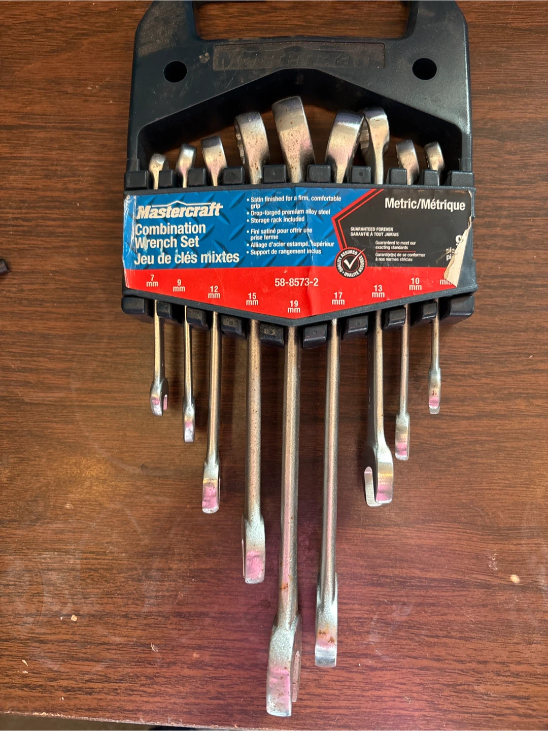 Mastercraft Combination Wrench Set