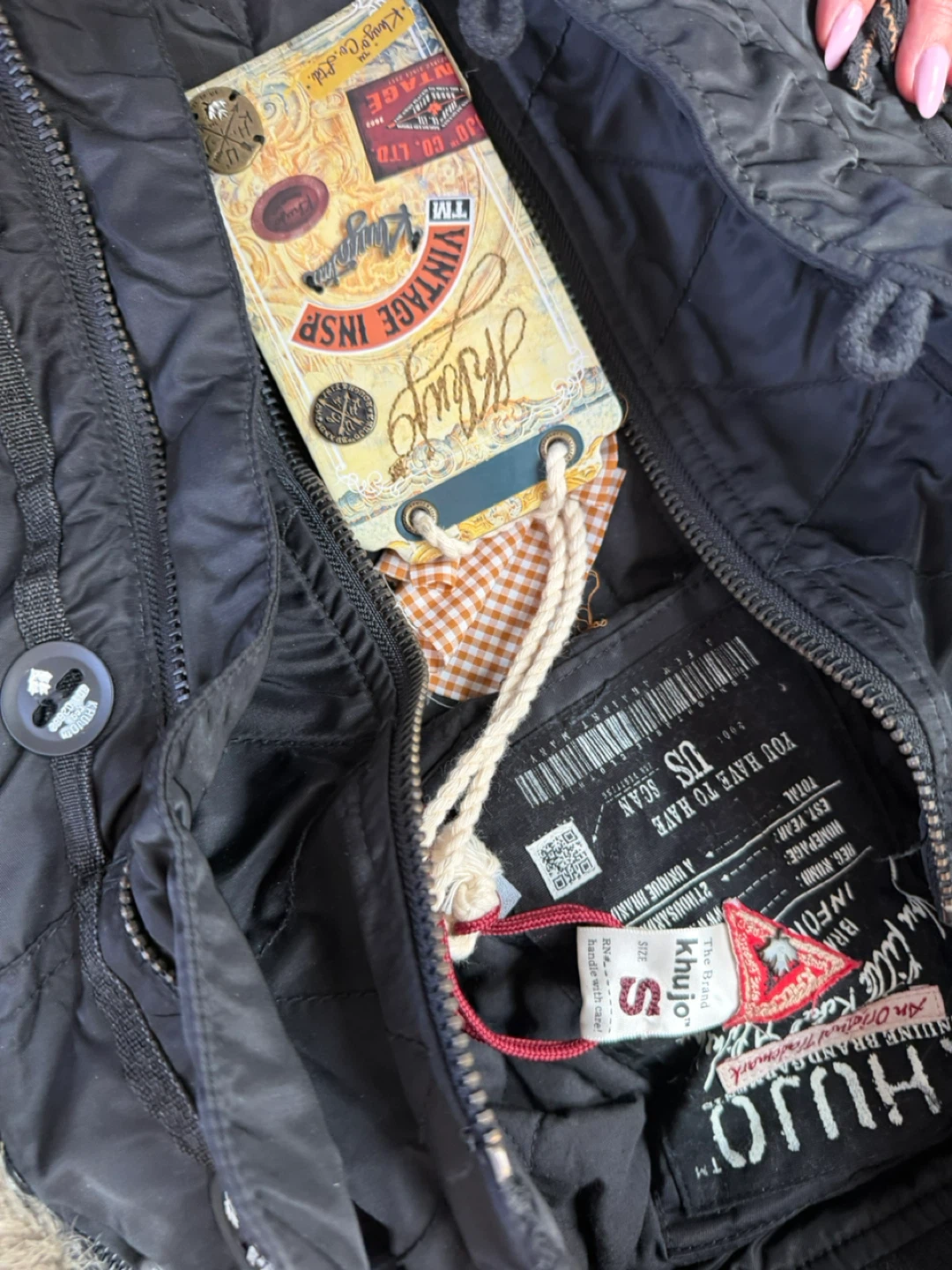 Khujo Black Winter Jacket - Size S - photo 2