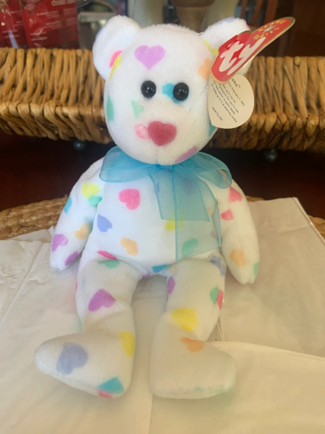 Ty Beanie Babies Kissme Bear - photo 5