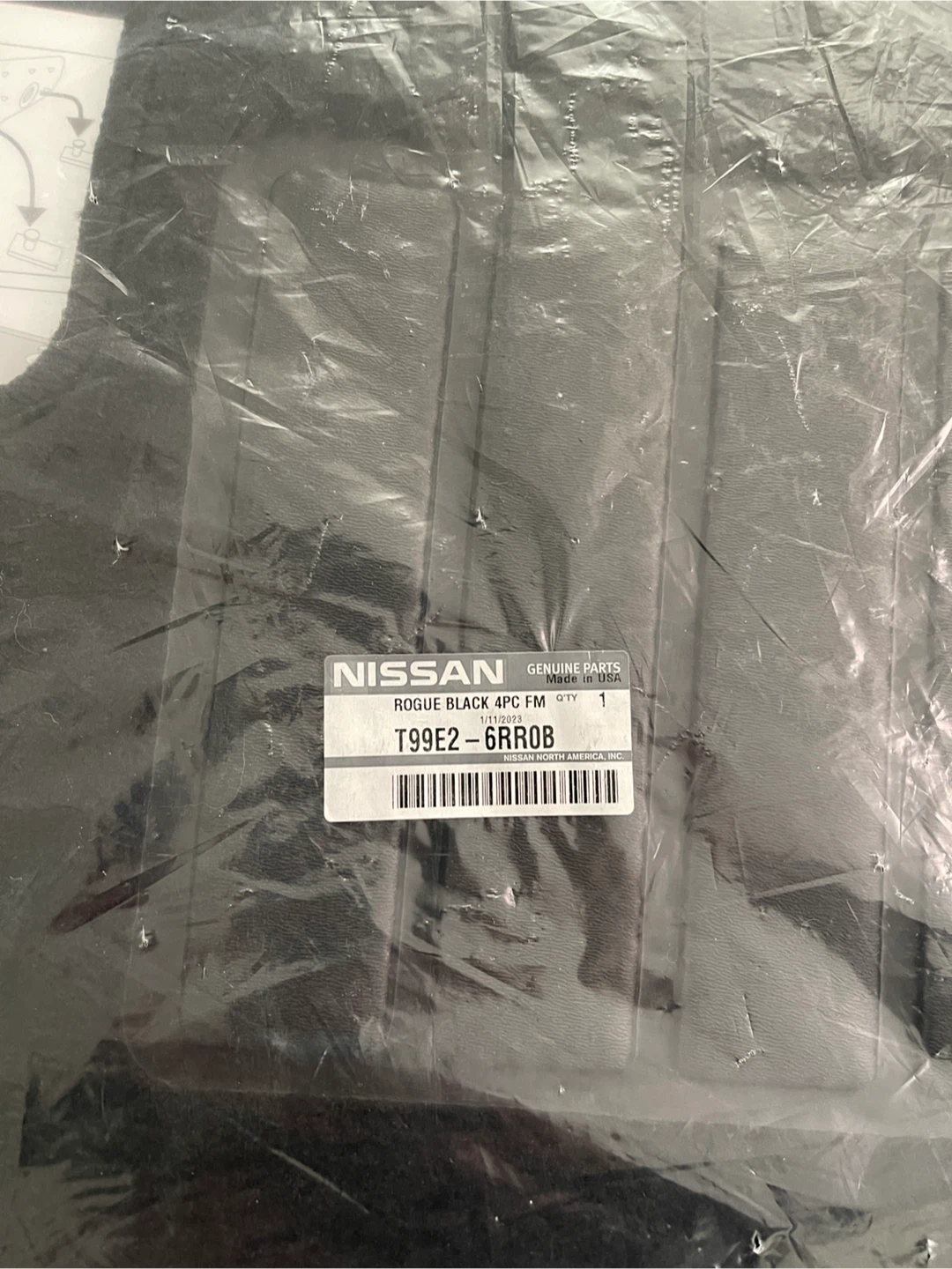 Original Floors mats for Nissan Rogue 2023 onwards - photo 2