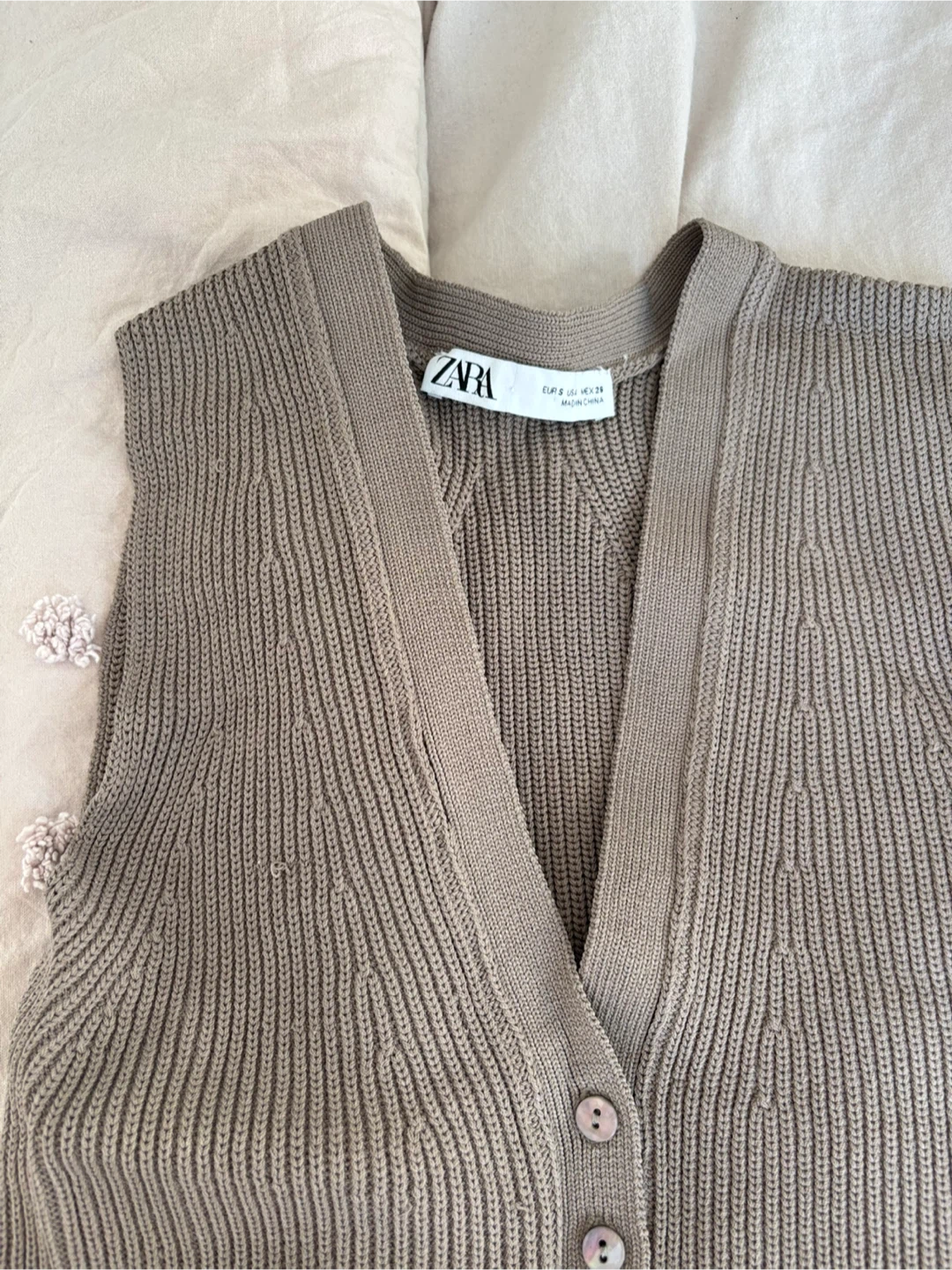 ZARA | Button-Up Vest - S - photo 2
