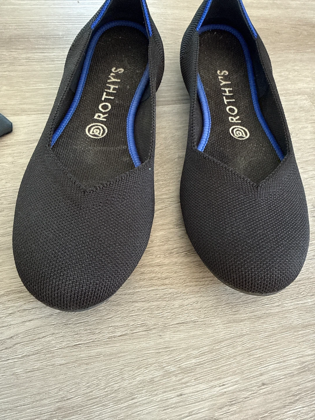 Rothy's Black Knit Flats Size 8 1/2 - photo 3