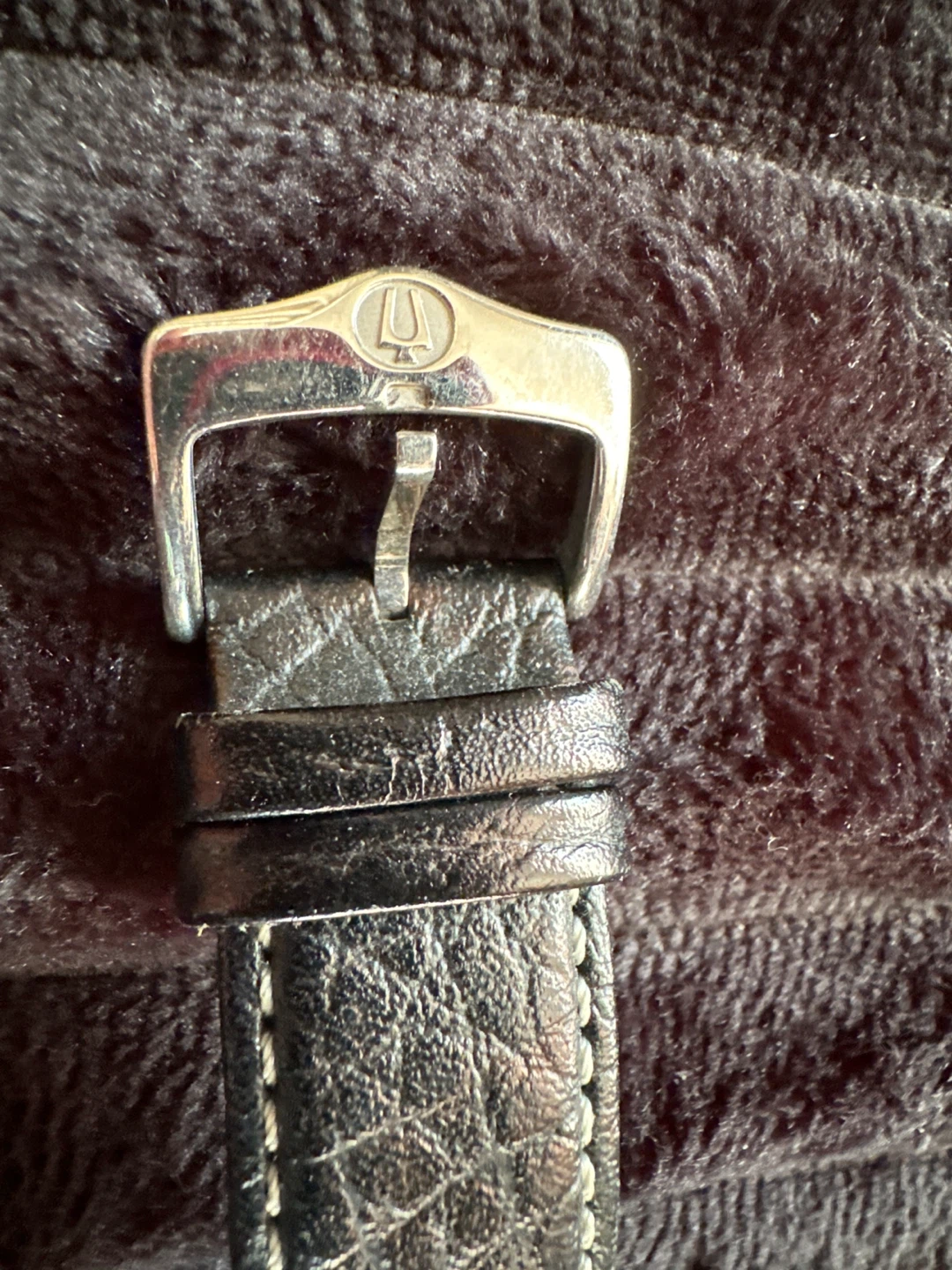 Bulova Men's Genuine Leather Strap Watch - photo 4