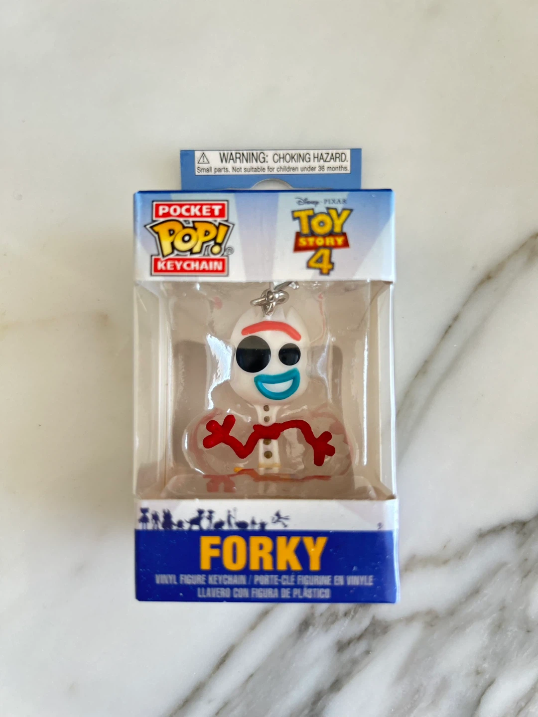 Funko Pop! Disney Pixar Toy Story 4 Forky Pocket Keychain - photo 2