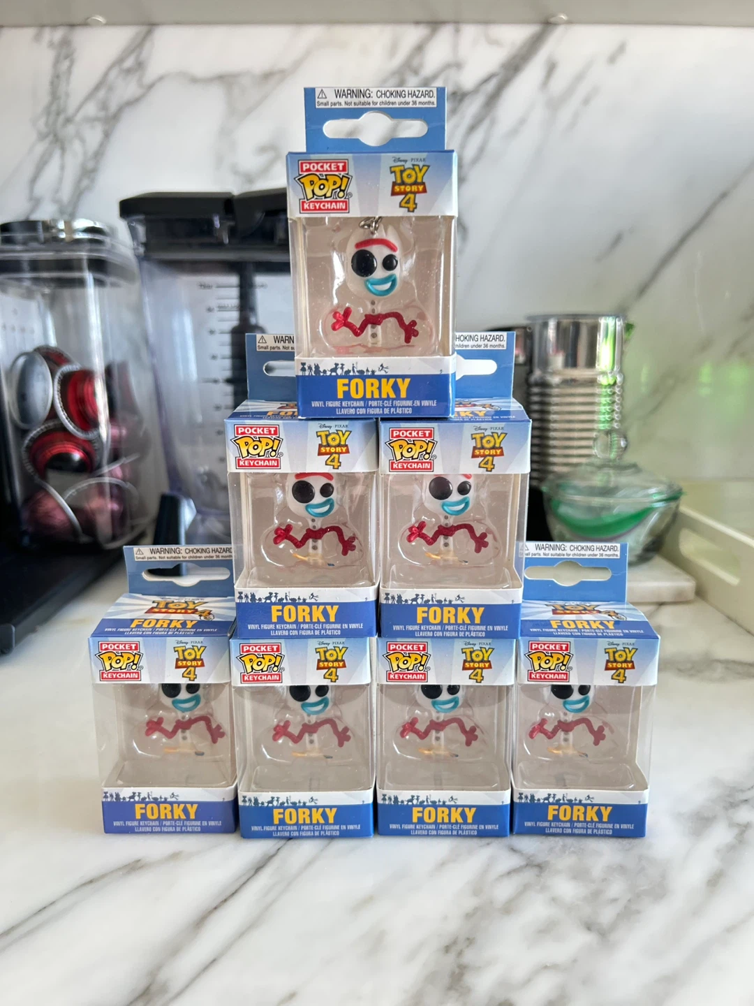 Funko Pop! Disney Pixar Toy Story 4 Forky Pocket Keychain - photo 5