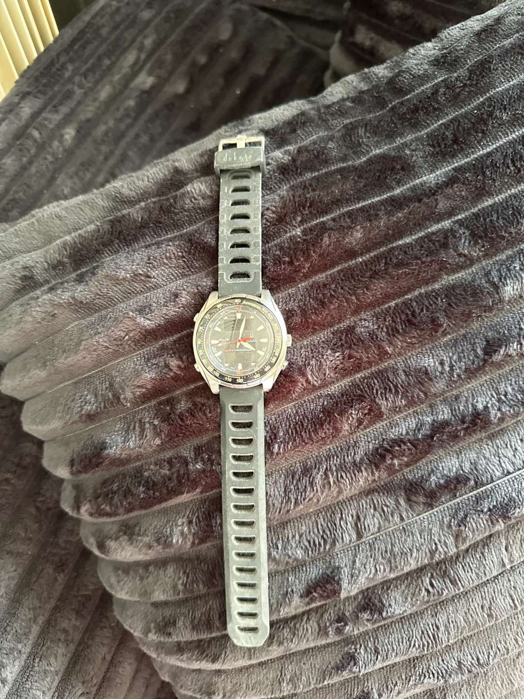 Bulova Analog Digital Alarm Chronograph Watch - photo 3