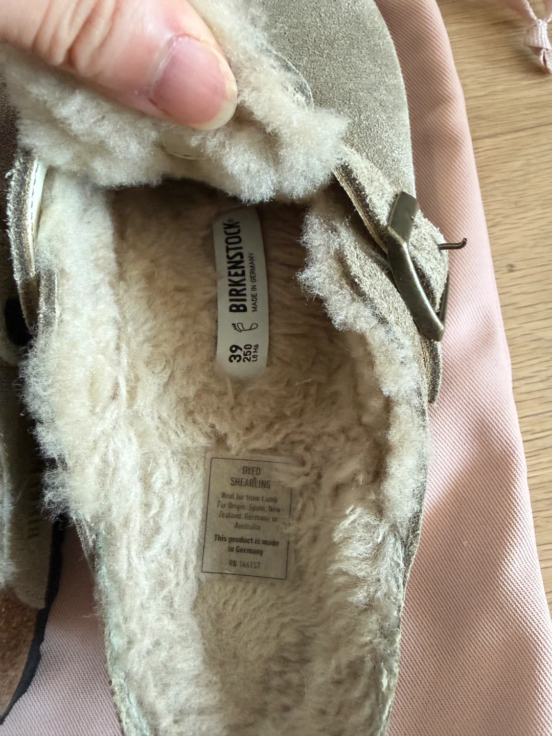 Birkenstock Boston Shearling Clogs Size W8-8.5 NWOT - photo 2