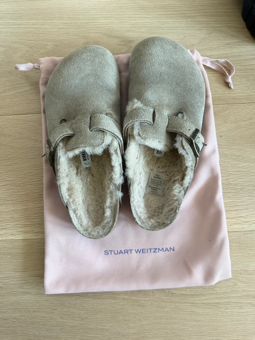 Birkenstock Boston Shearling Clogs Size W8-8.5 NWOT