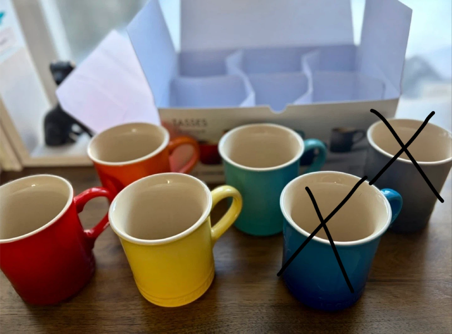 Le Creuset Set of 4 Multicolor Mugs BNWB - photo 2