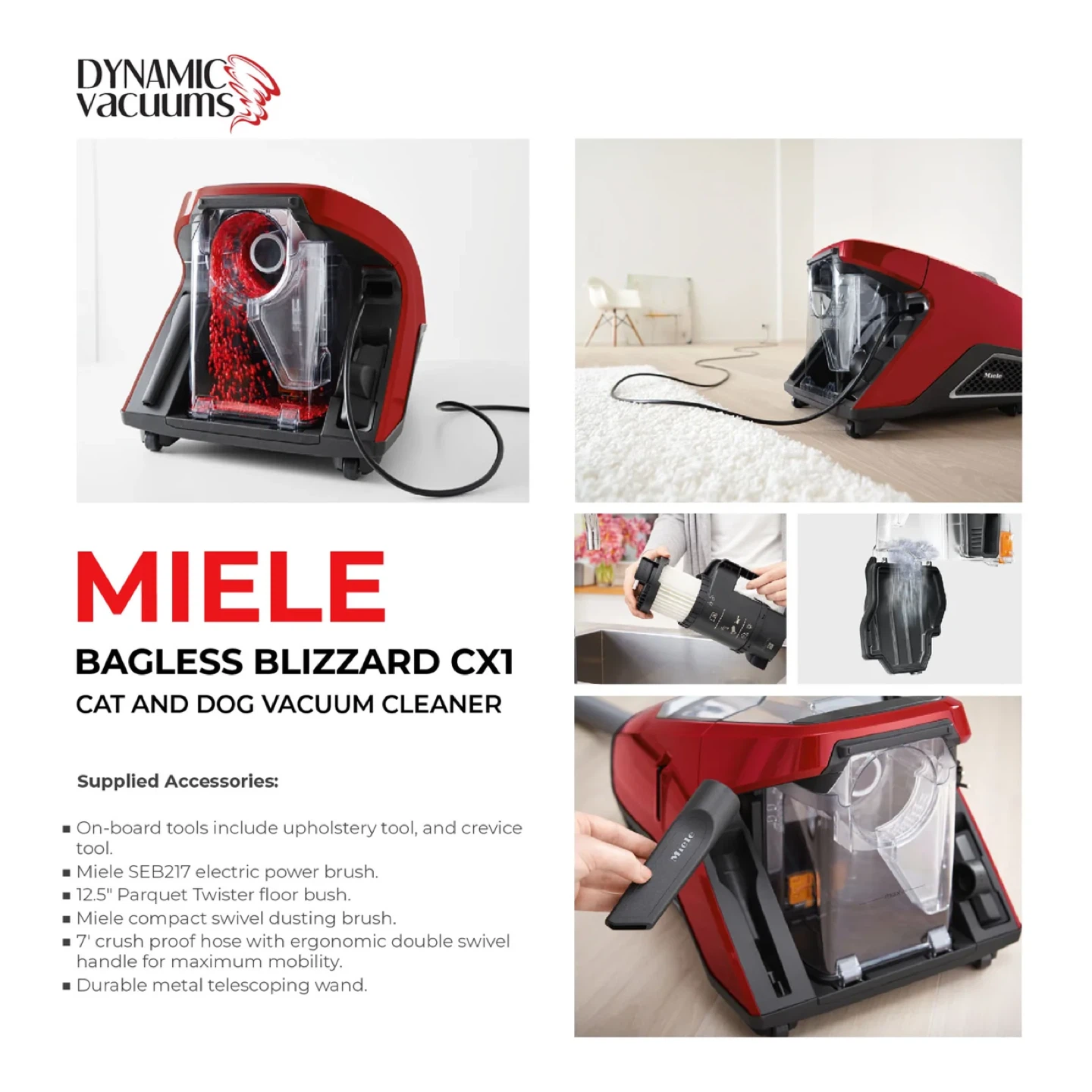 Miele Vacuum CX1- Cat and Dog - photo 2