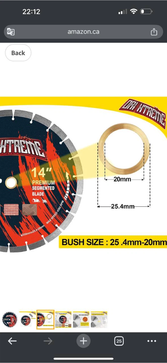 ORIXTREME 14” Segmented Diamond Blade – NE - photo 5