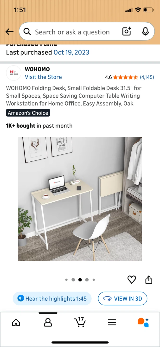Simple small foldable Desk - photo 3