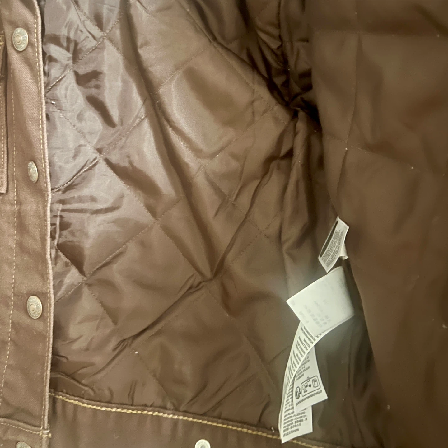 Levi's Brown Trucker Jacket Size M - photo 5