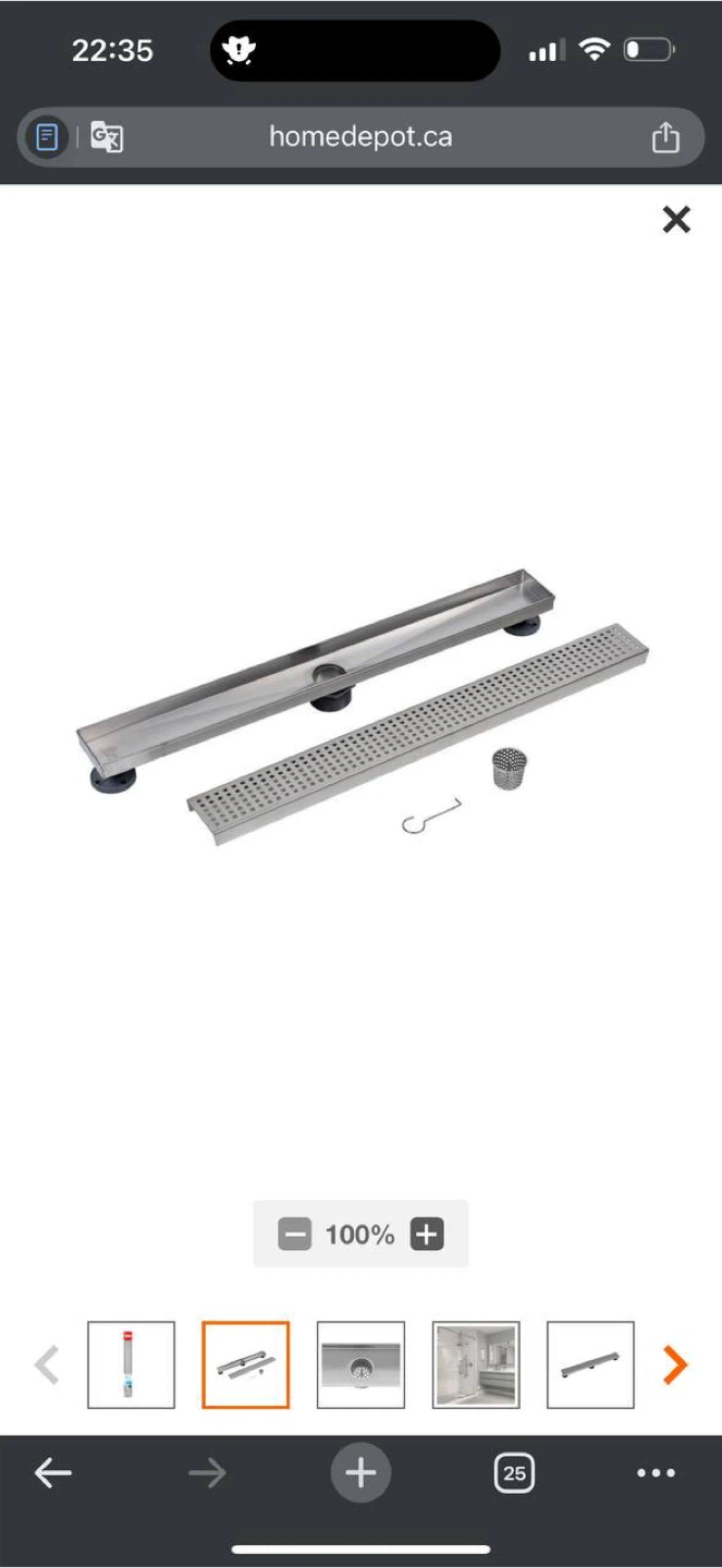 Oatey 28” Stainless Steel Linear Shower Drain – NEW 🚿✨ - photo 4