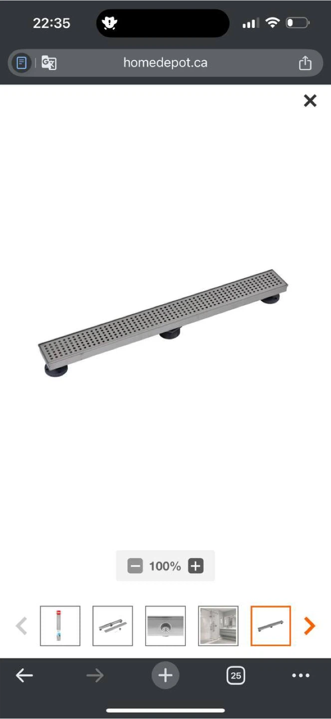 Oatey 28” Stainless Steel Linear Shower Drain – NEW 🚿✨ - photo 3